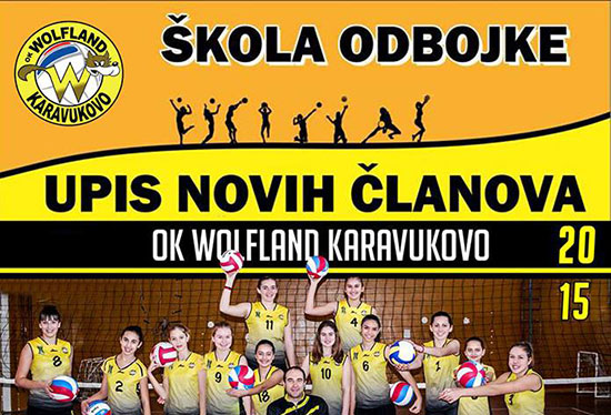 ŽOK Volfland upisuje nove članove i organizuje školu odbojke