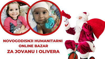 Učestvujte u humanitarnom onlajn bazaru za Jovanu i Olivera