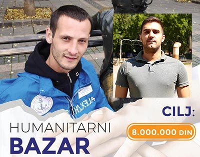 Humanitarni bazar za Nikolu Novovića u Ratkovu