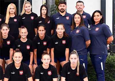 Milica Gaković sa U19 reprezentacijom na kvalifikacionom turniru za Euro u Albaniji