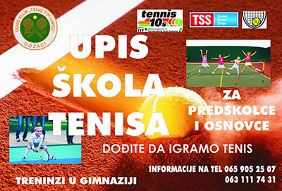 Upis u školu tenisa TK Tenis tim Hipol