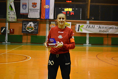 Jovana Vasiljković najviše puta proglašavana za MVP-a